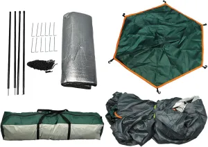 Portable Hex Sun Shade Tent for Camping, Rainproof Automatic Setup Tent with Oxford Cloth Suitable for Beach