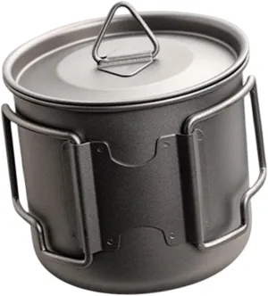 Portable Titanium Tea Mug for Camping and Hiking