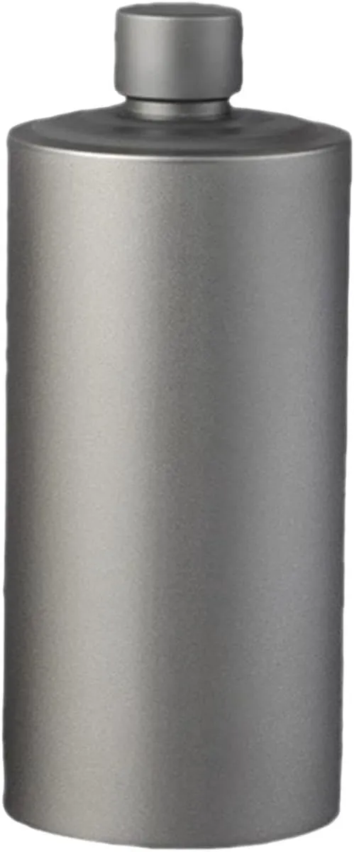 Pot Versatile Solid 0.5L Grey Easy to Clean Utensil Water Bottle Flagon for Home Gathering Camping Gear Angling