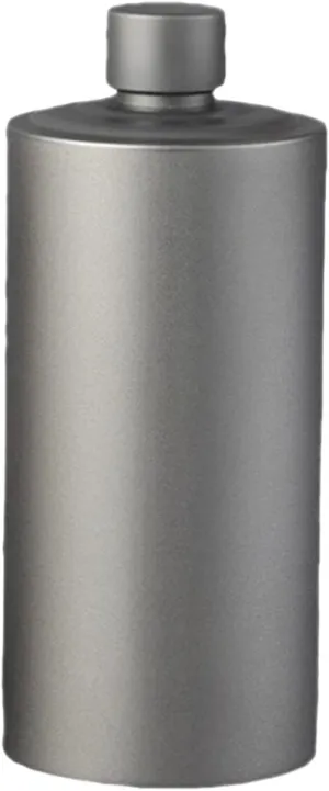 Pot Versatile Solid 0.5L Grey Easy to Clean Utensil Water Bottle Flagon for Home Gathering Camping Gear Angling
