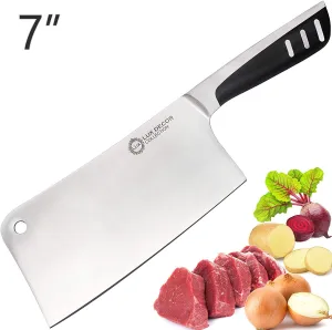 Professional Heavy Duty High Carbon Stainless Steel 7 Inch Chopper Knife For Home and Restaurant