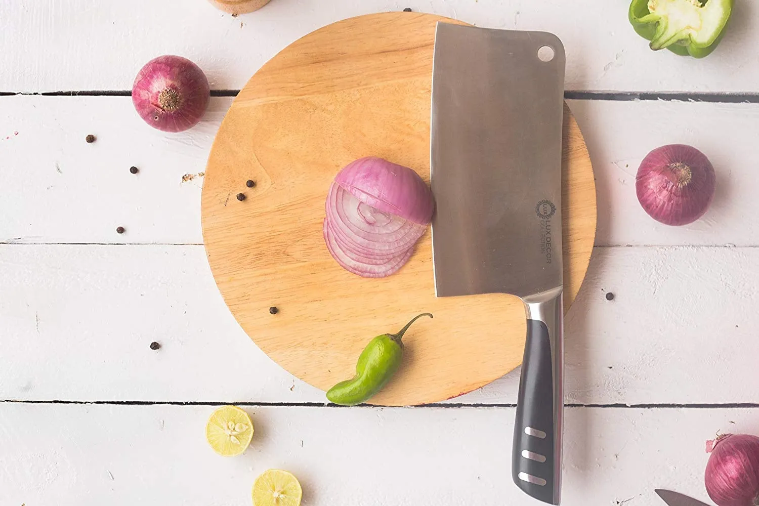 Professional Heavy Duty High Carbon Stainless Steel 7 Inch Chopper Knife For Home and Restaurant