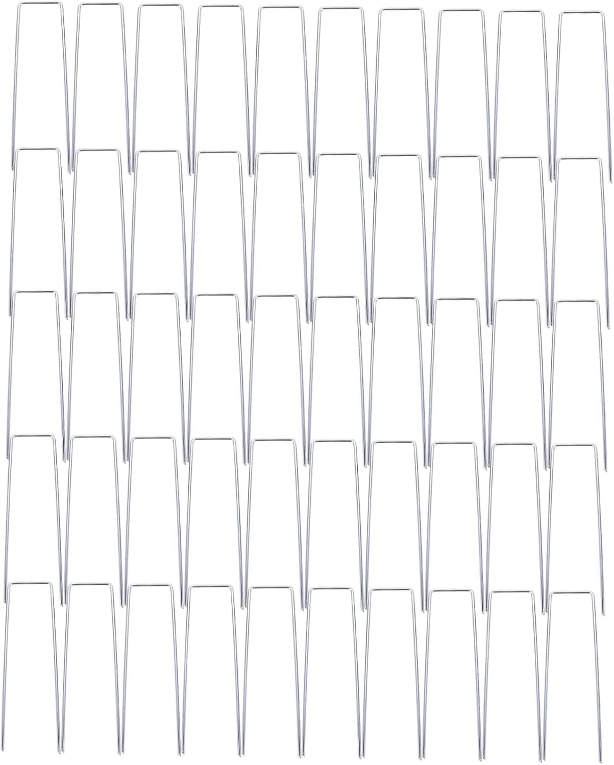 Professional Outdoor U-Shaped Ground Nails 50pcs Set for Tent Canopy Tarp Landscaping and Garden