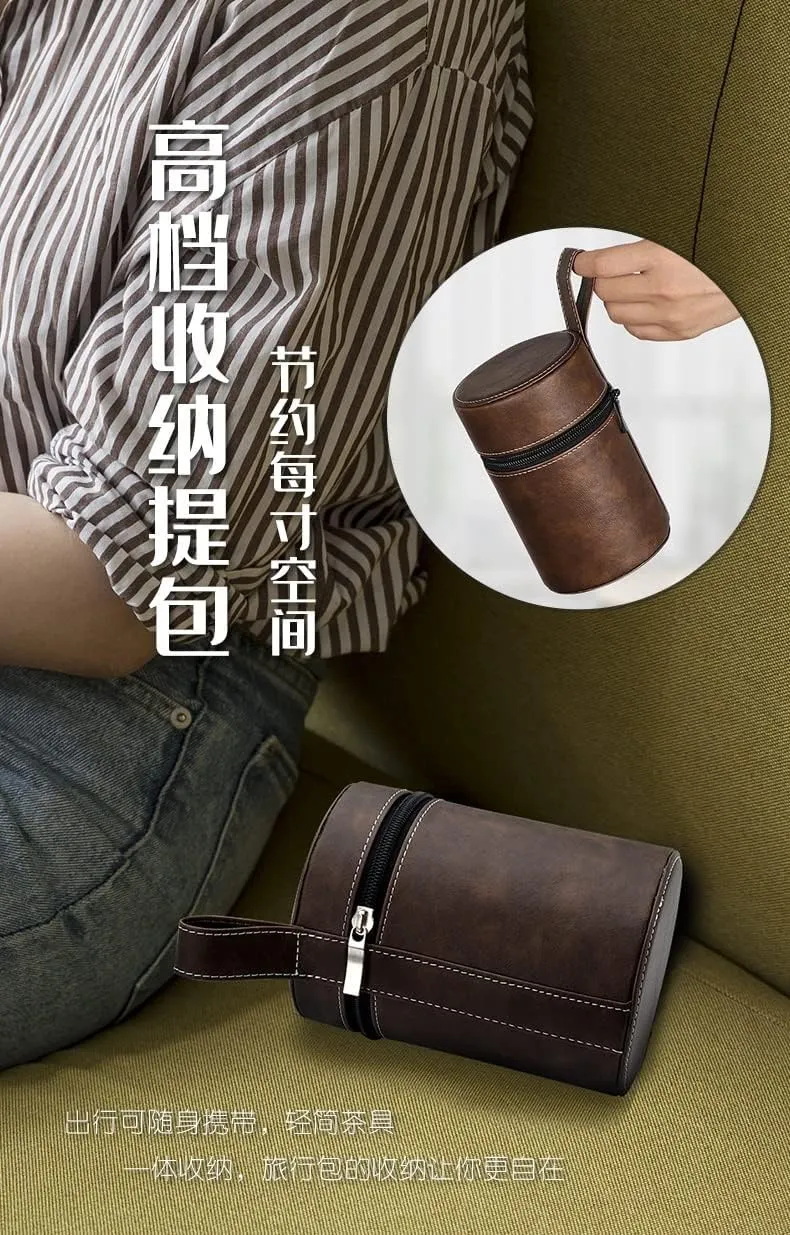 Pure Titanium Tea Set Outdoor Travel Portable Tea Set