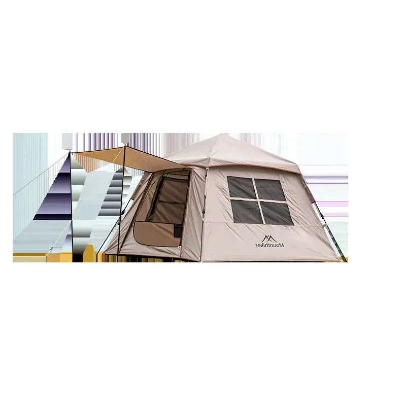 Quick-Opening Automatic Inflatable Tent: Rain, Wind, and Sun Protection with Small Hat Tent