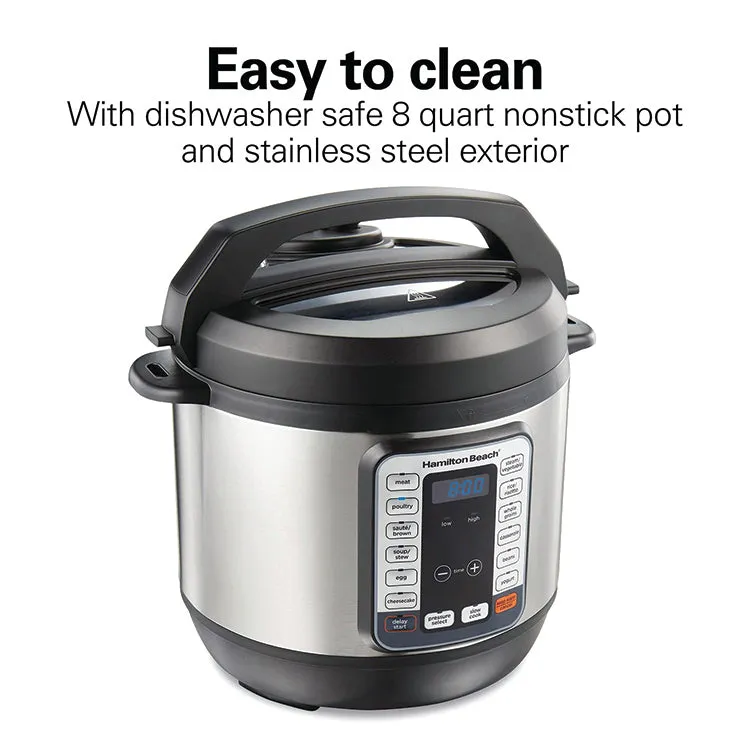 QuikCook 8 Quart Pressure Cooker