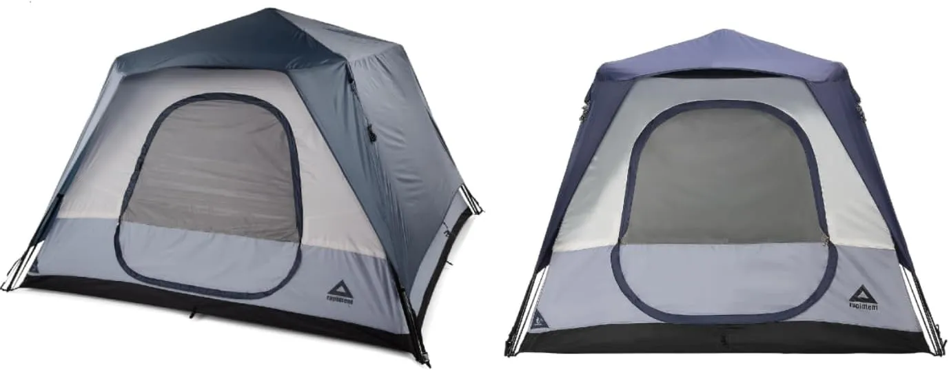 Rapid 4 Person Camping Tent   Rapid 6 Person Camping Tent (Bundle)