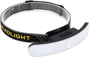 Rechargeable Headlamp, 6 Light Modes Head Light 3.7V USB Charging Headband Flashlight Wide Beam Bright COB Headlight for Outdoor Camping Running Cycling Fishing