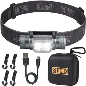 Rechargeable Headlamp for Adults-1000 Lumens Super Bright 60' Beam LED Flashlight