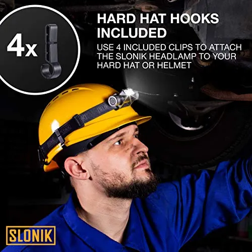 Rechargeable Headlamp for Adults-1000 Lumens Super Bright 60' Beam LED Flashlight