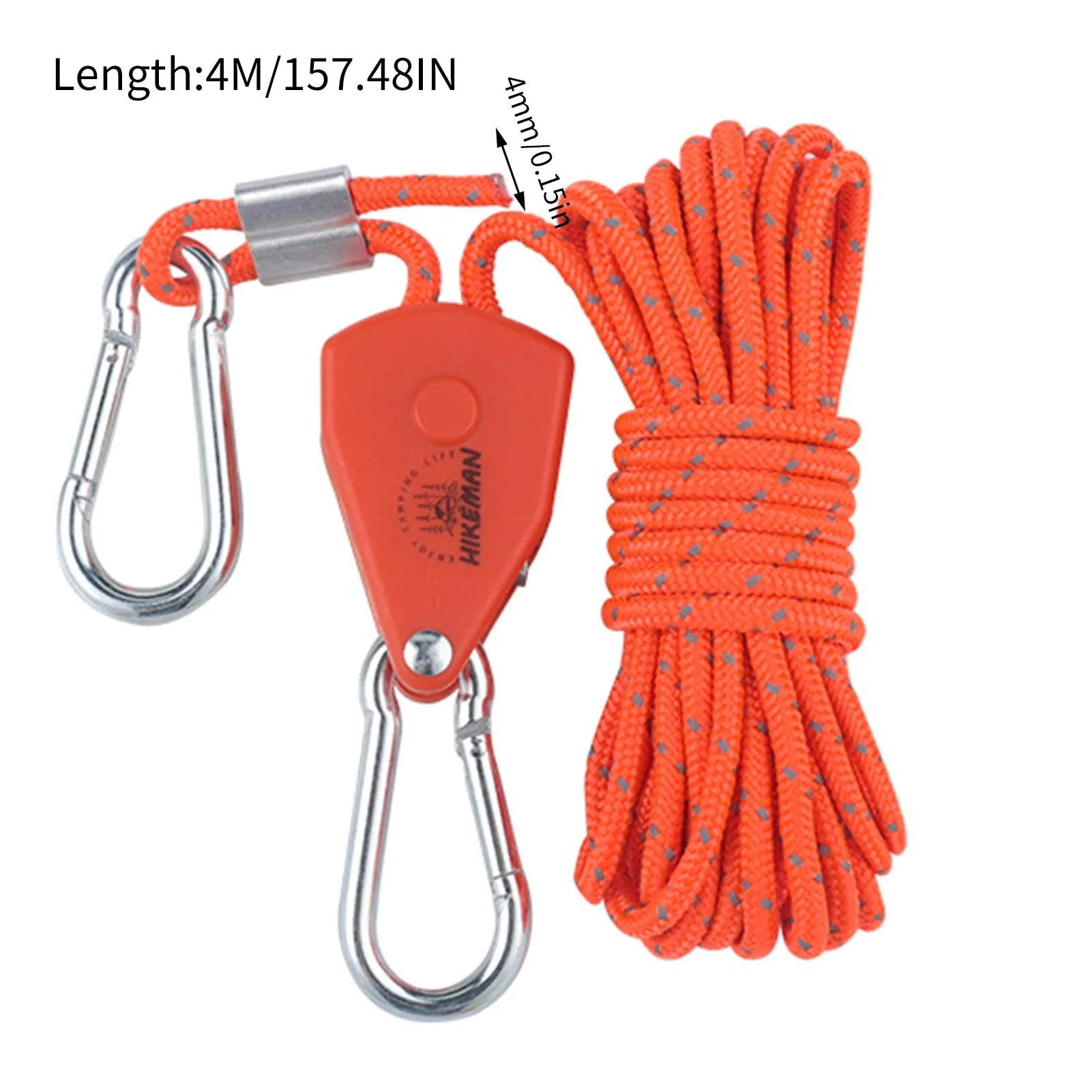 Reflective Camping Rope with Adjusters
