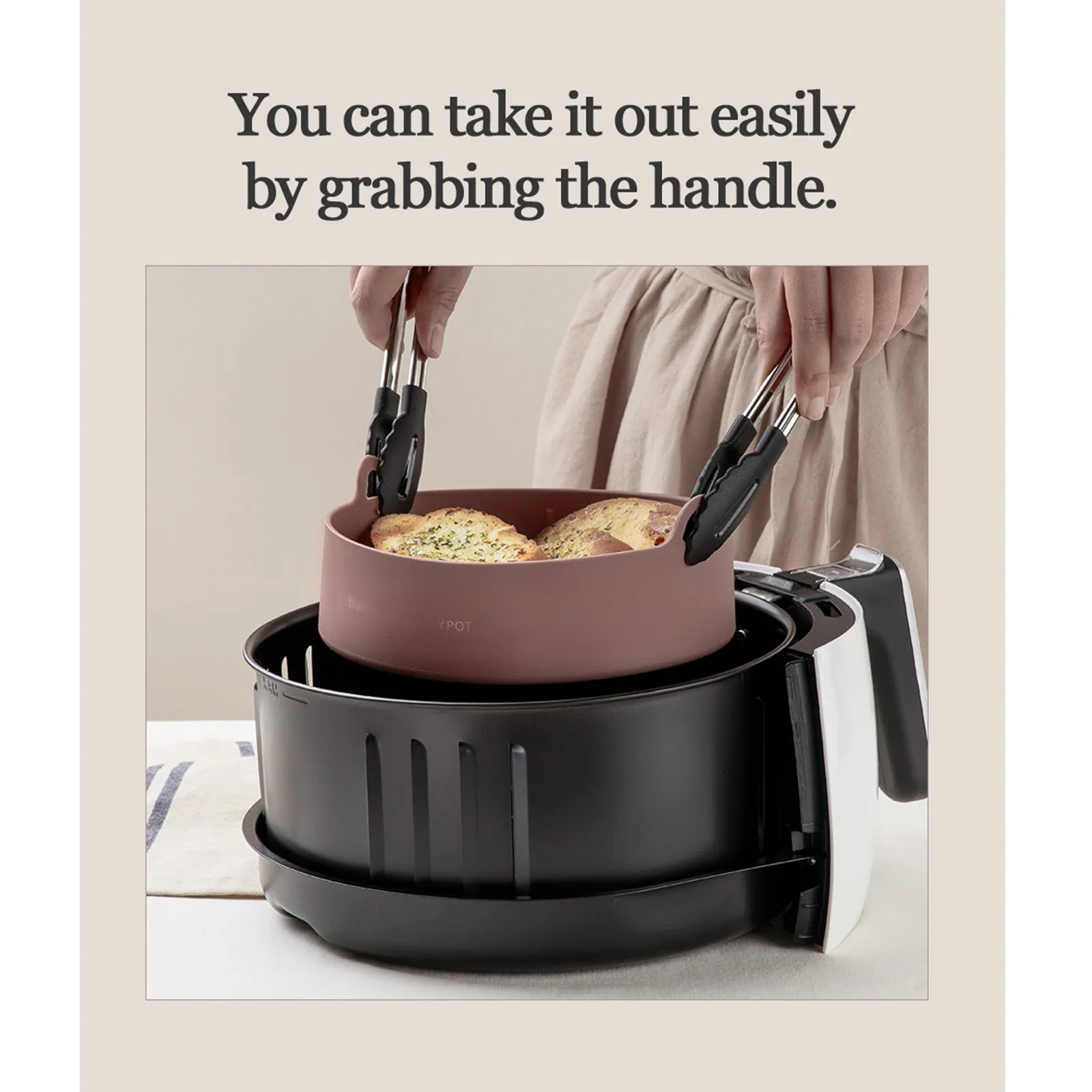 Reusable Nonstick Silicone Quick dispatch Nontoxic Modern Small Pot Chocolate Airfryer