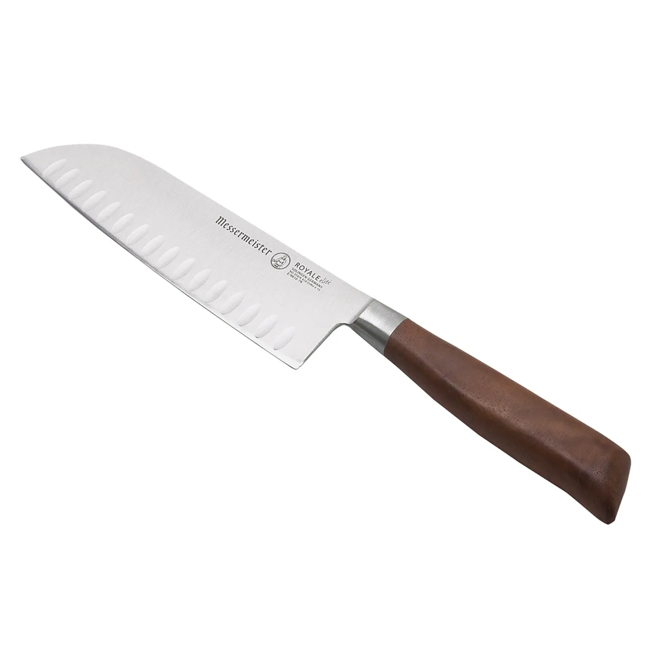 Royale Elite Kullenschliff Santoku Knife 7 Inch (17.8cm) by Messermeister