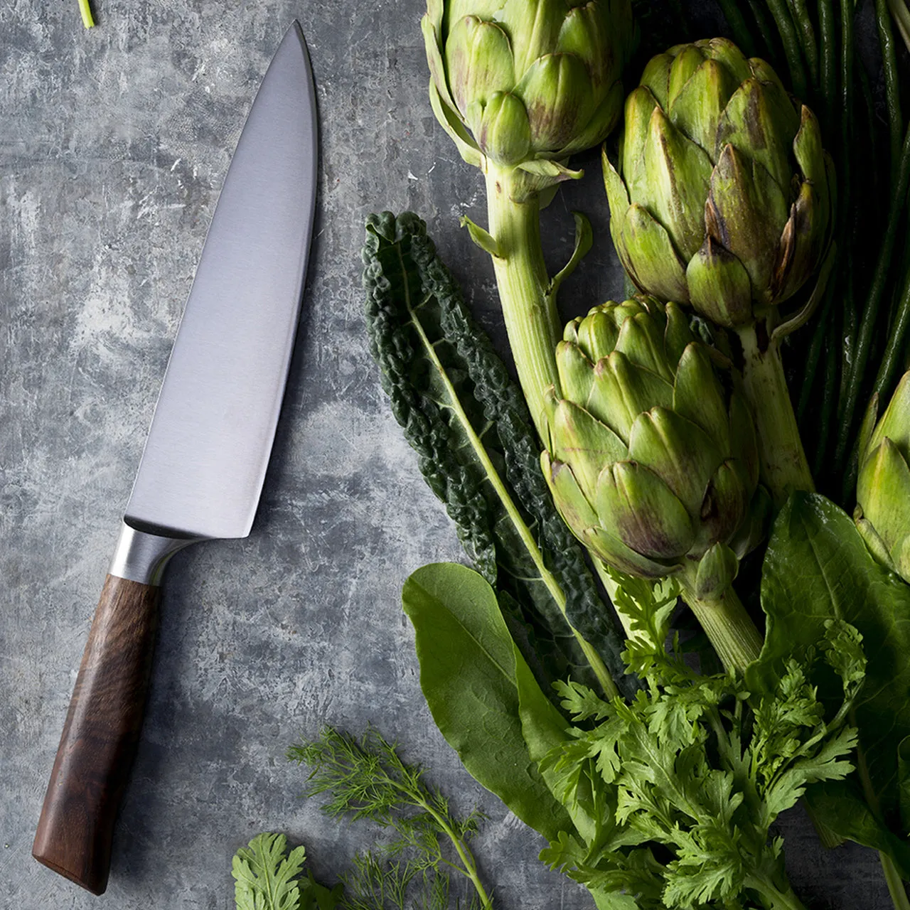 Royale Elite Stealth Chef's Knife 8 Inch (20.3cm) by Messermeister