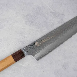 Saikai Takayuki 33 Layer Damascus Knife, Kengata Gyuto, Blade 19cm