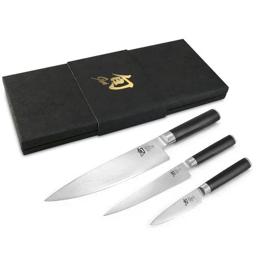 Shun Classic 3 Piece Chefs Knife Set