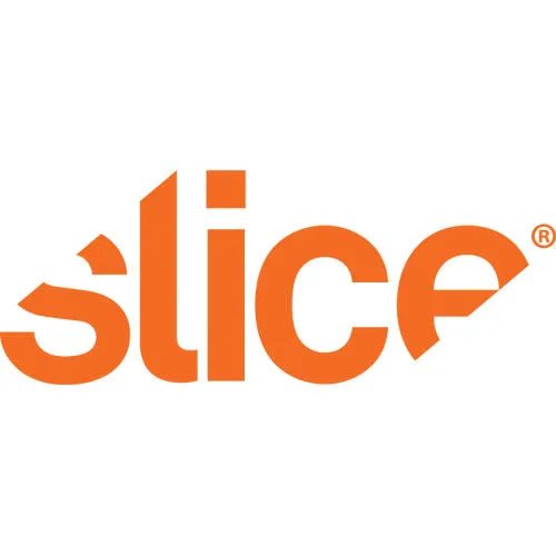 slice® Box Cutters, Double Sided, Replaceable, 1.29" Carbon Steel Blade, 7" Nylon Handle, Gray/Orange