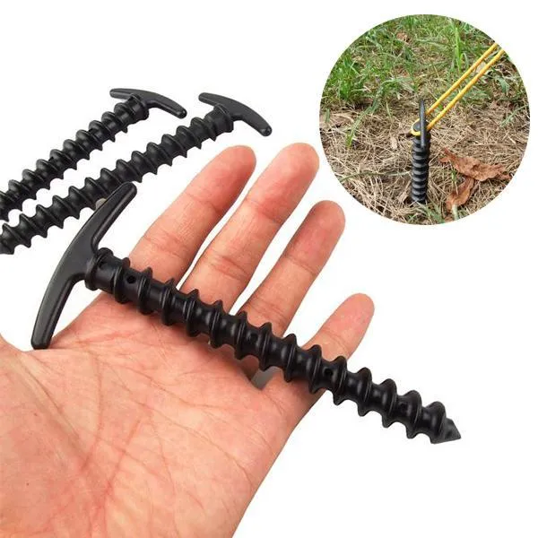 Smart Spiral Tent Stakes (10 Pcs)