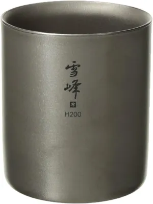 Snow Peak Seppou Stacking Mug H200 Titanium One Size