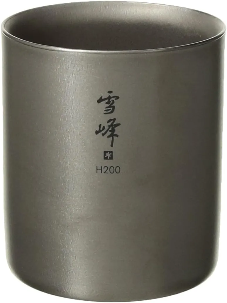 Snow Peak Seppou Stacking Mug H200 Titanium One Size