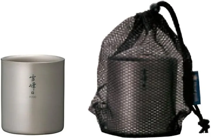 Snow Peak Seppou Stacking Mug H200 Titanium One Size