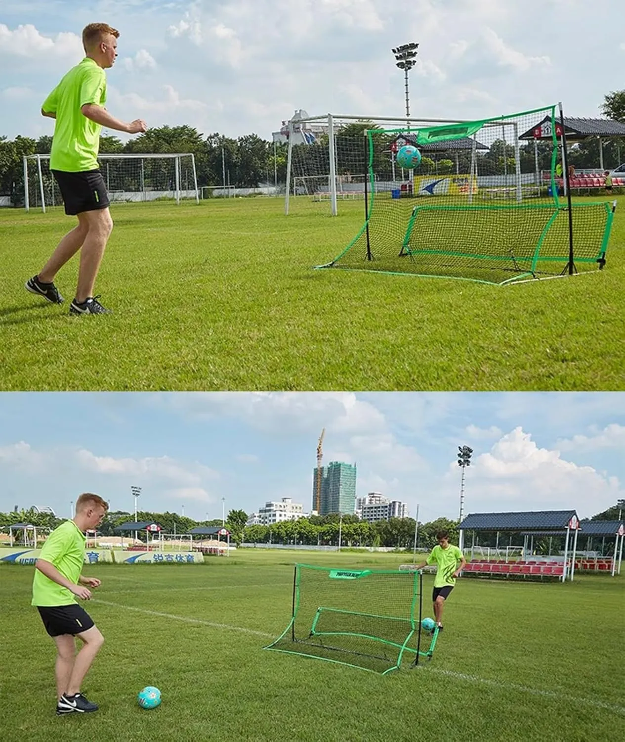 Soccer Goals for Backyard Large Soccer Training Equipment Quick Setup Ultra Portable for Training and Youth Games