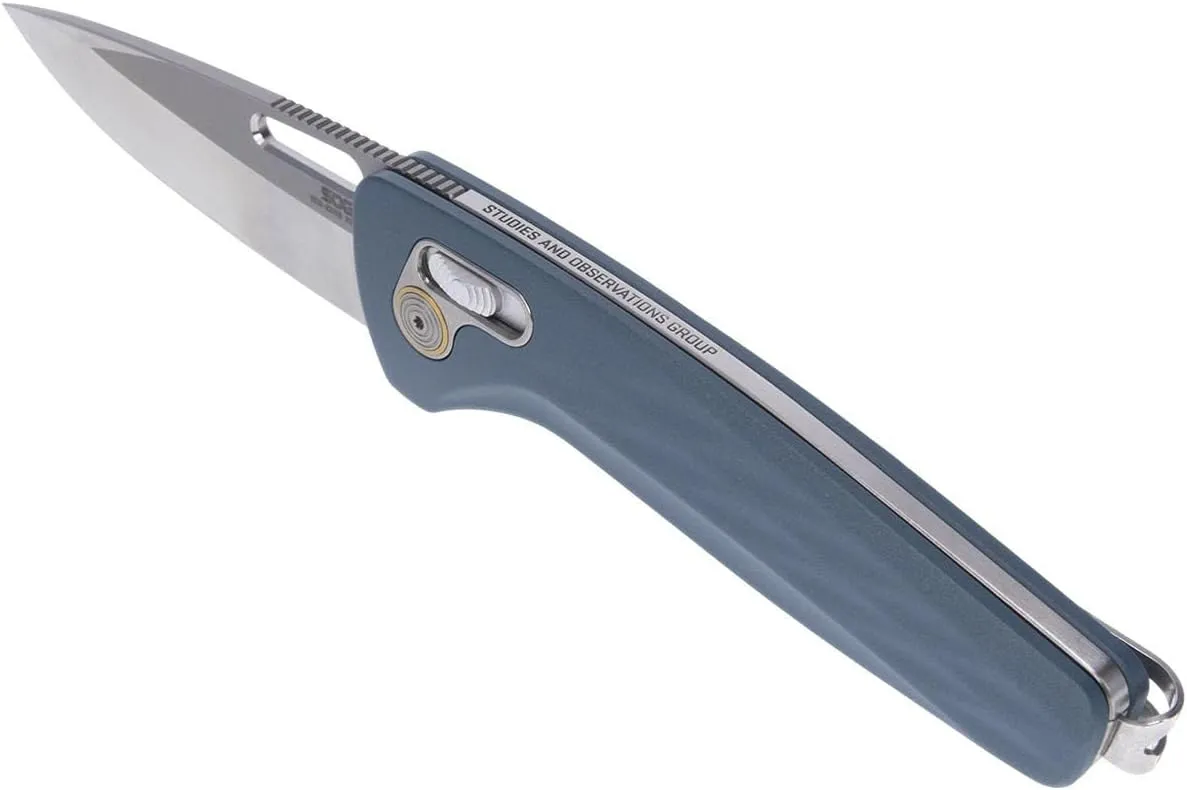 SOG One-Zero XR Easy-Opening Daily Carry Folding Knives with Aircraft-Grade Aluminum Handle | CRYO CPM S35VN Steel Blade