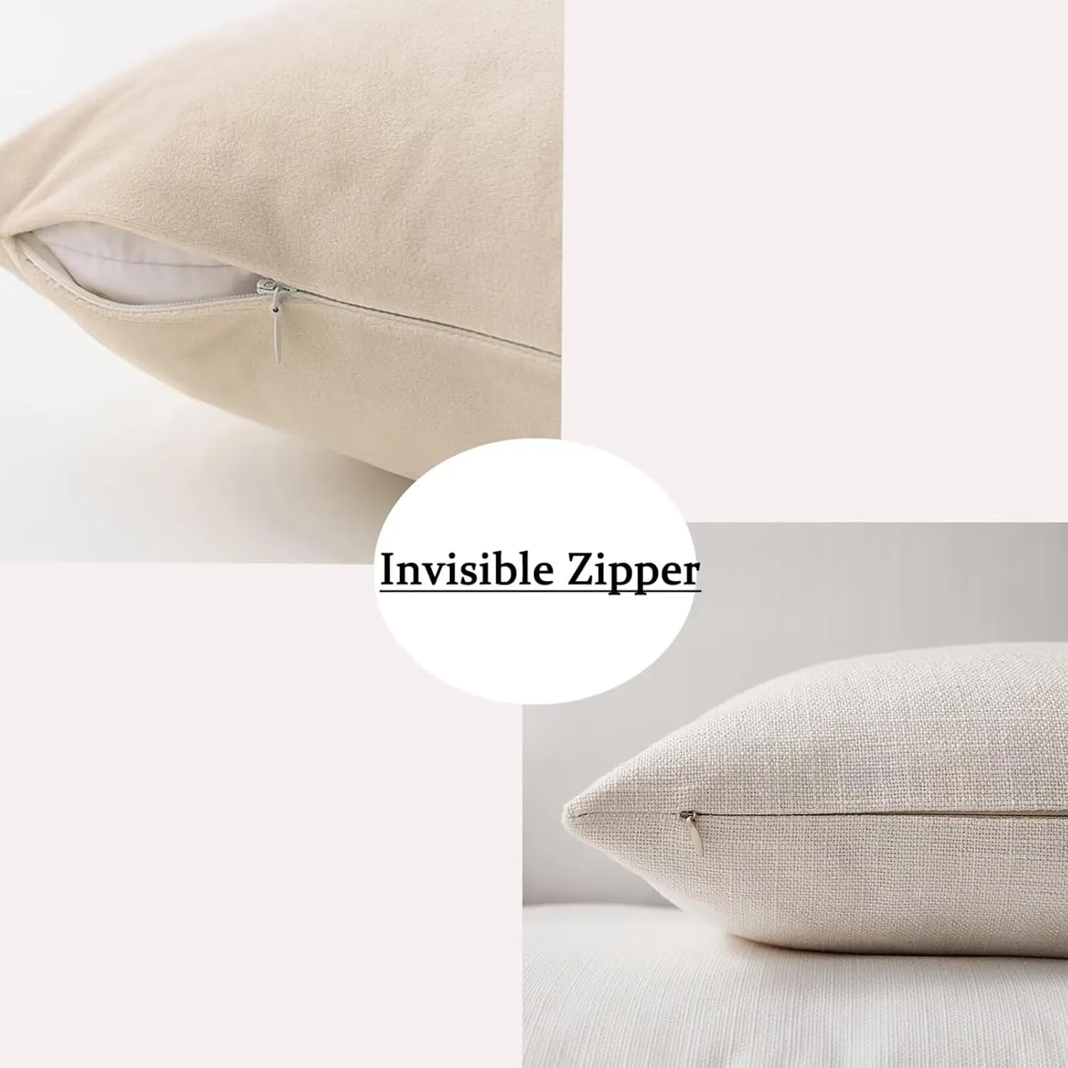 Spring Outdoor Pillows Waterproof, Flower Throw Pillow Covers 18x18 in Set of 4, Waterproof Velvet Decorative Cushion Covers for Patio Garden Porch Bench Chair Sofa Bed Indoor Home Room Decor MI-Z