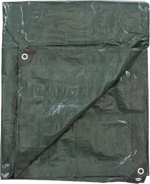 Stansport Medium-Duty Rip-Stop Tarp 10' x 18' - Dark Green (T-1018)