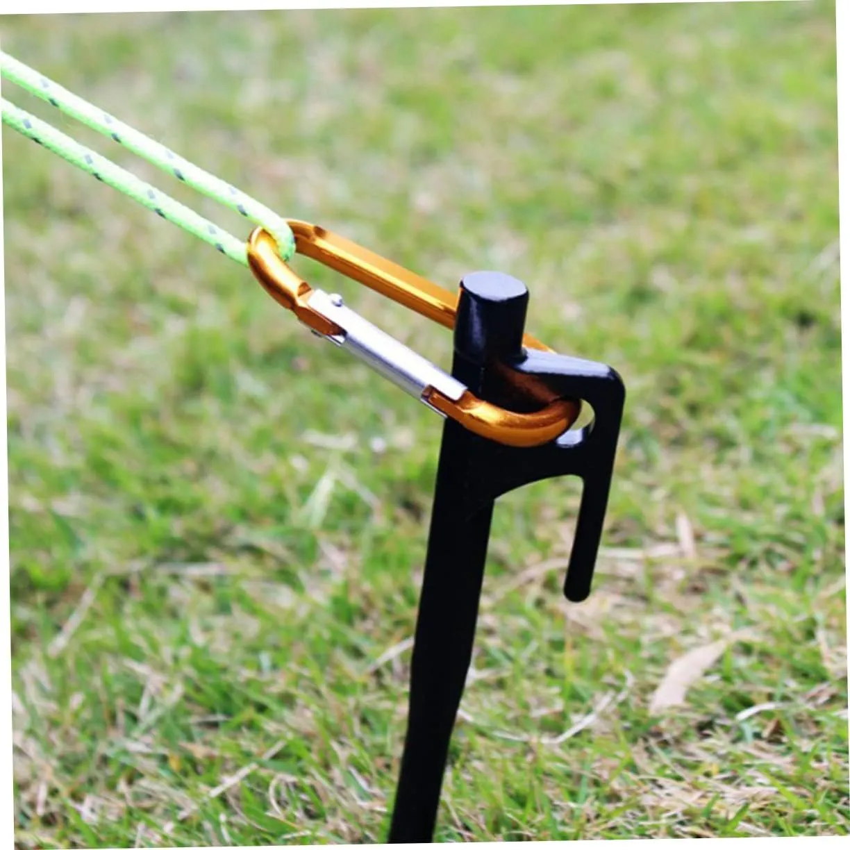 Sturdy Tent Ground Nails 4pcs 20cm Steel Pegs for Tarp Awning Canopy Hook for Easy Removal