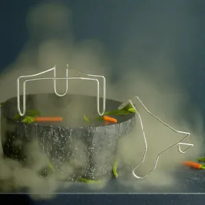 Supports de Cuisson Vapeur en Titane