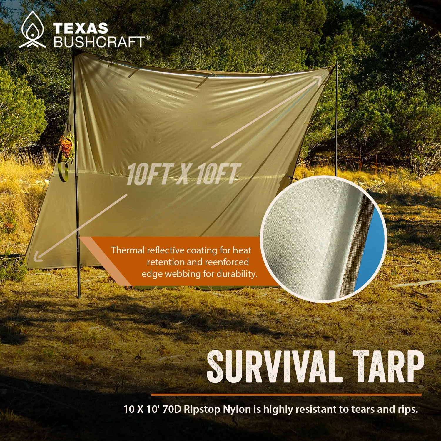 Survival Tarp (10' X 10')