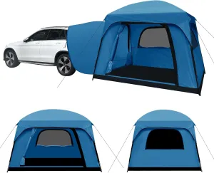 SUV Tent, Dual Mode (Party & Privacy), Heavy-Duty Oxford Fabric, Sturdy Metal Frame, Quick Connect Setup for SUV/Jeep/Truck with Cap, All-Season Waterproof Camping Shelter