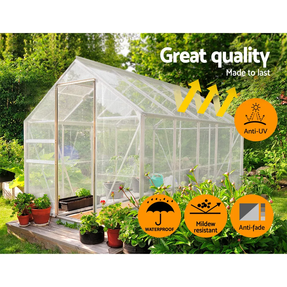 Tarp Tarpaulin 5X6M Canvas Heavy Duty Camping Cover Clear