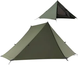 TENPLAY Backpacking Tent,Lightweight Camping Tent 2 Person,Ultralight Hiking Tent,Nylon,Waterproof,Windproof,Easy Setup,4 Season Trekking Tent for Mountaineering Camping Hiking Climbing