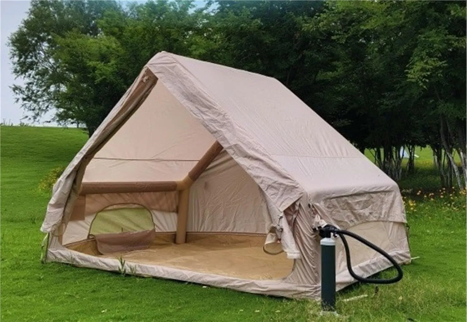 Tent Overnight Camping Inflatable Tent Outdoor Camping Tent Camp Rainproof