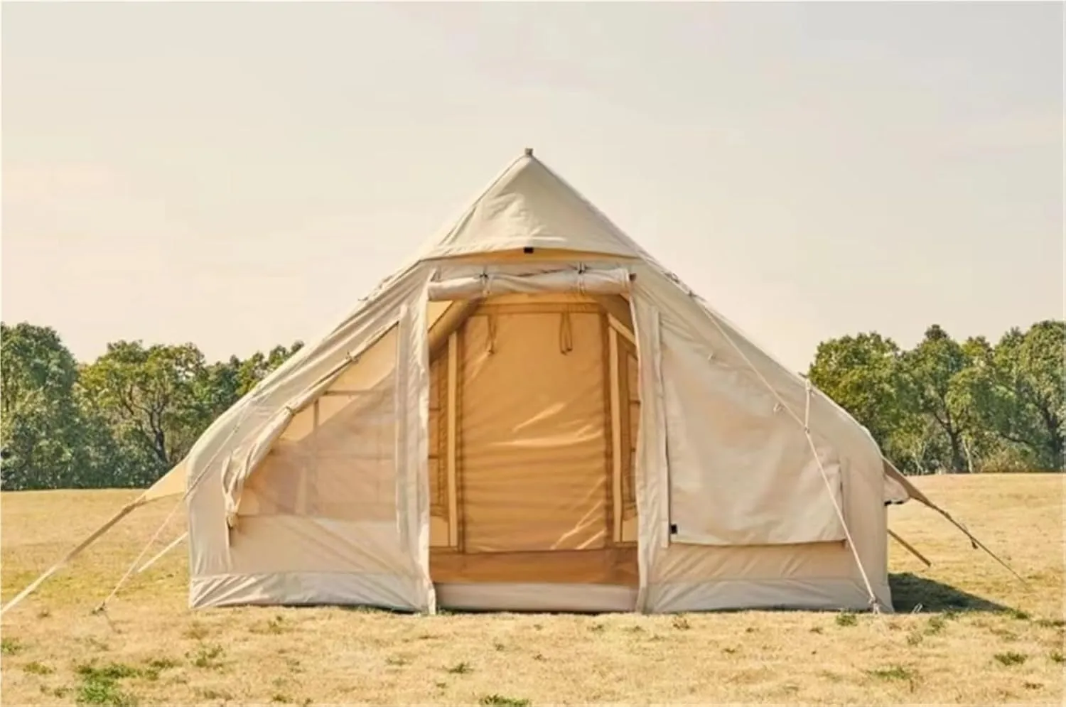 Tent Overnight Camping Inflatable Tent Outdoor Camping Tent Camp Rainproof