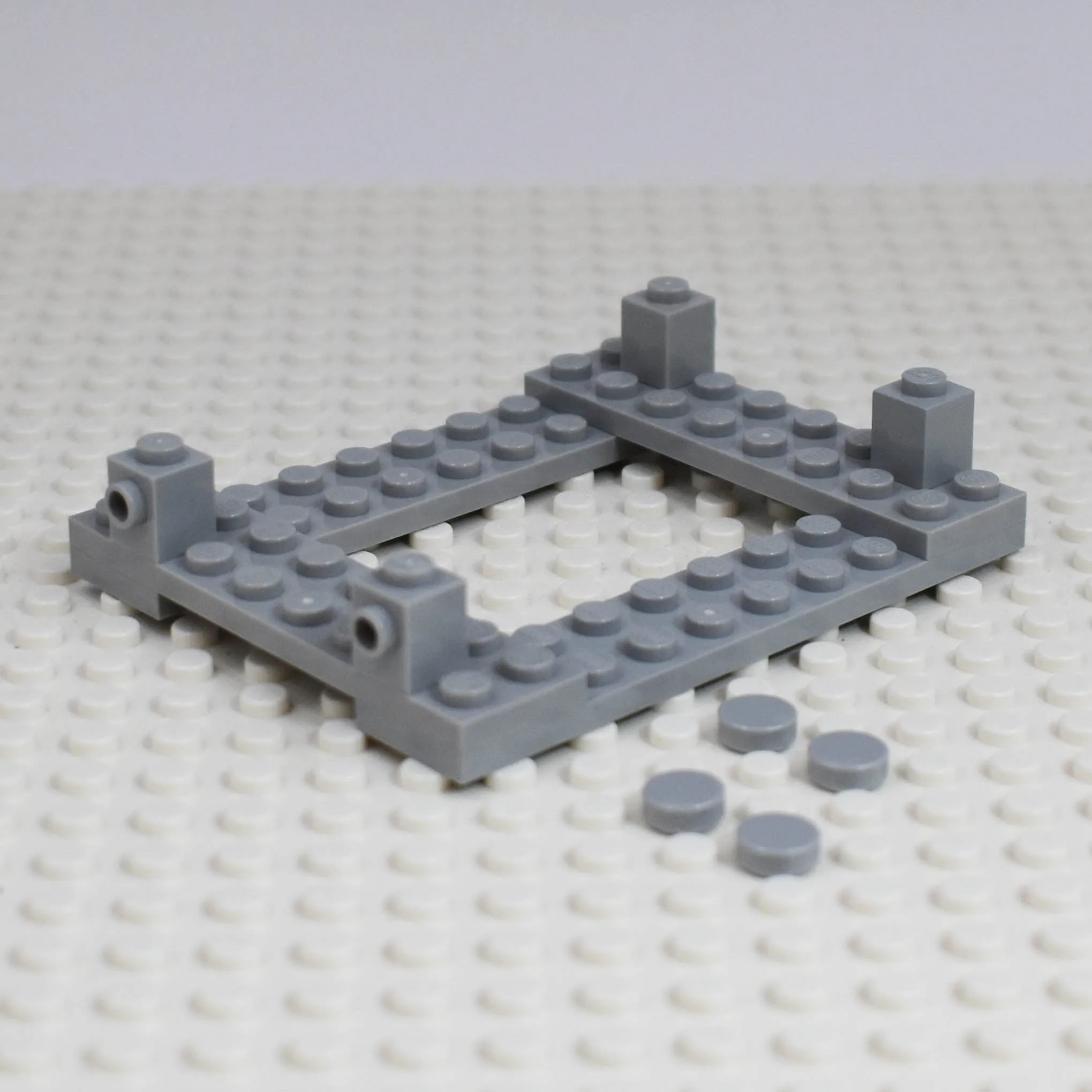 Tent with Frame and Color Matched Tiles