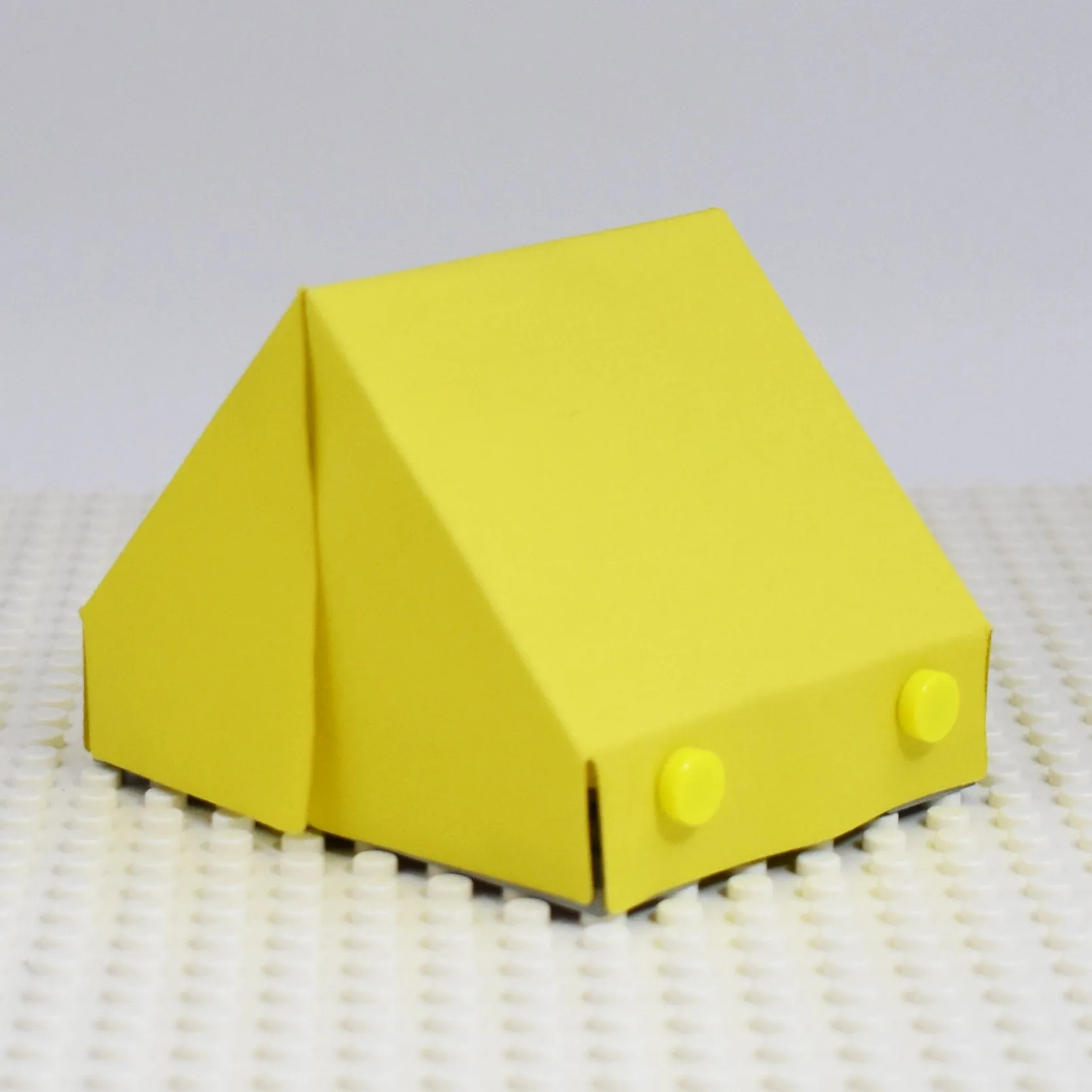 Tent with Frame and Color Matched Tiles