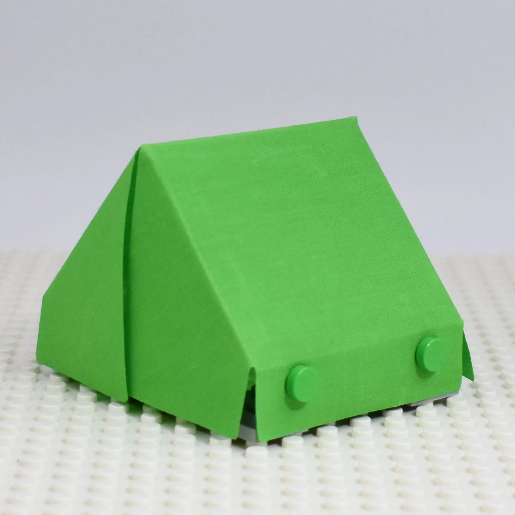 Tent with Frame and Color Matched Tiles