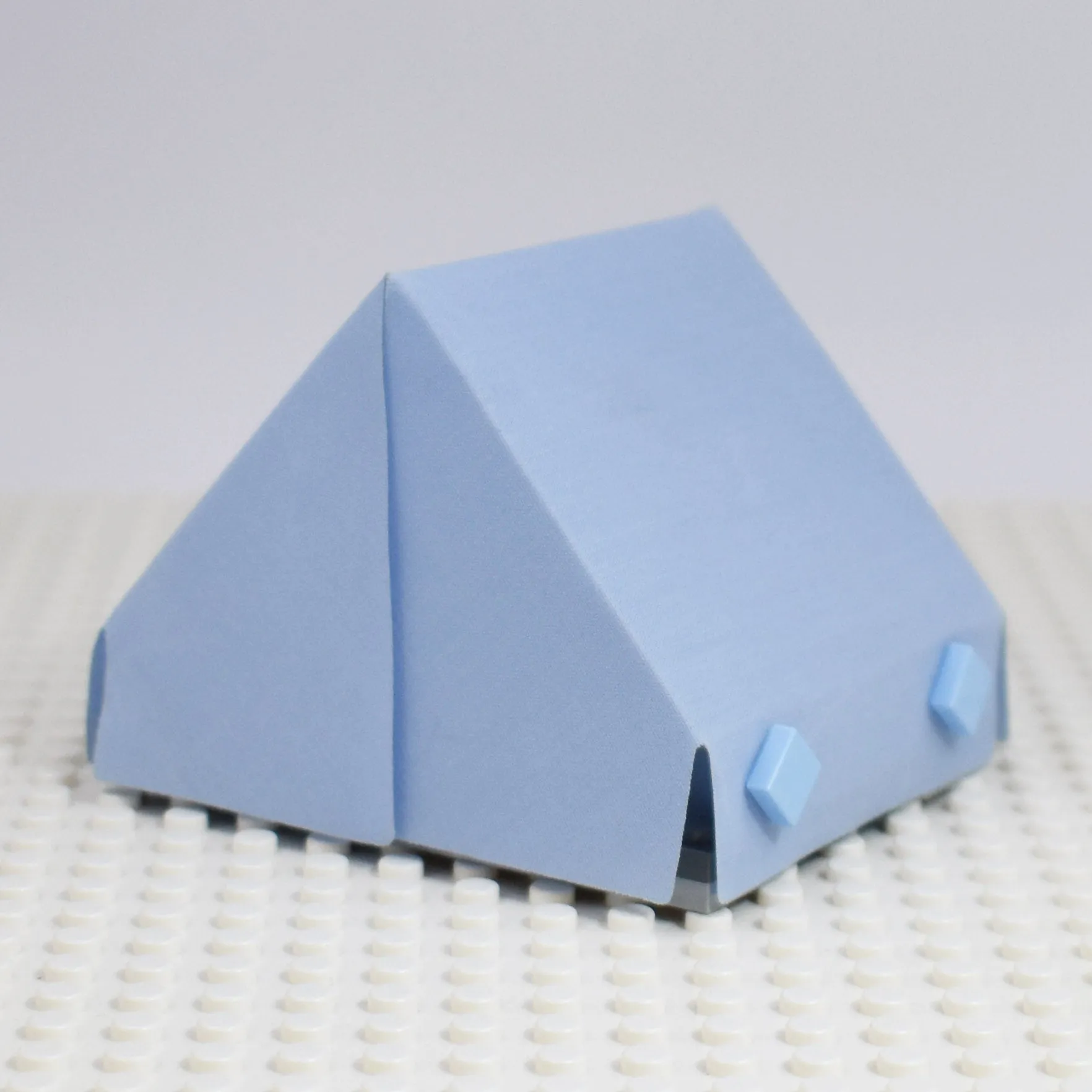 Tent with Frame and Color Matched Tiles