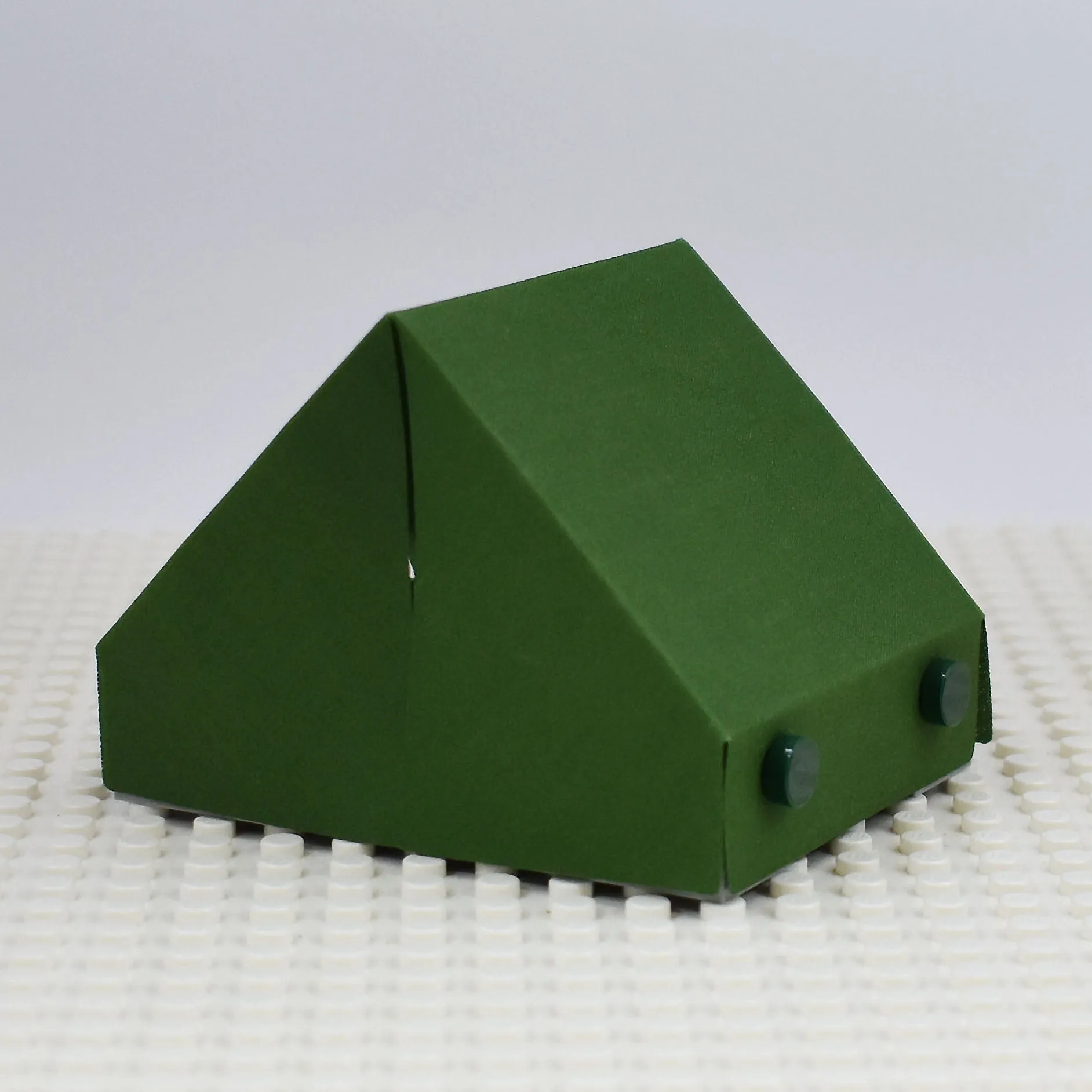 Tent with Frame and Color Matched Tiles