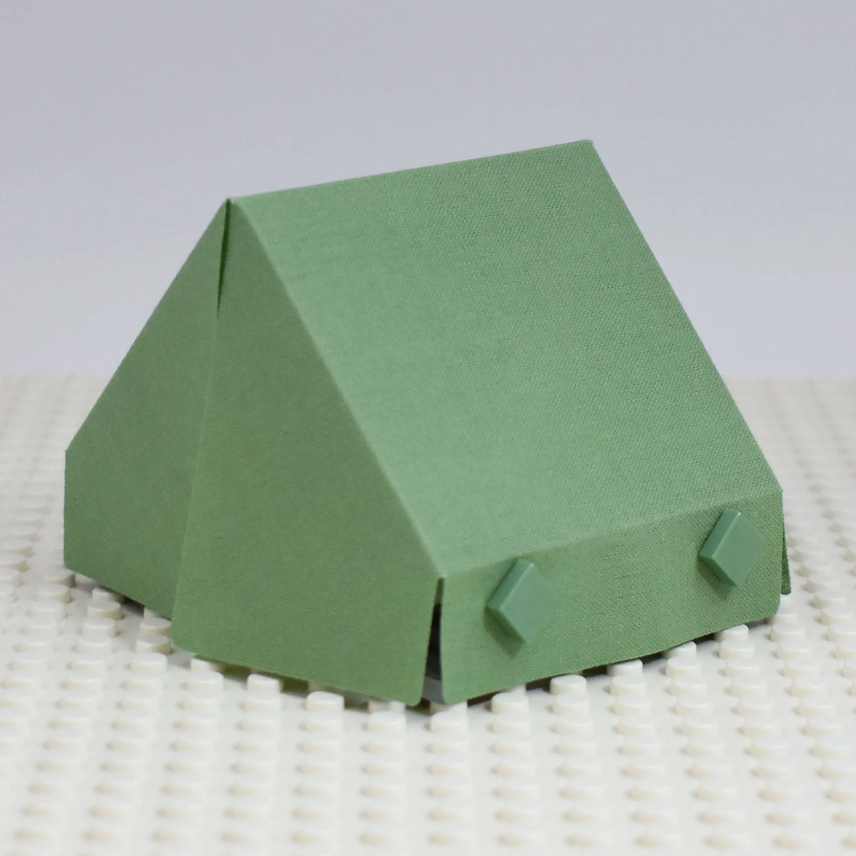 Tent with Frame and Color Matched Tiles