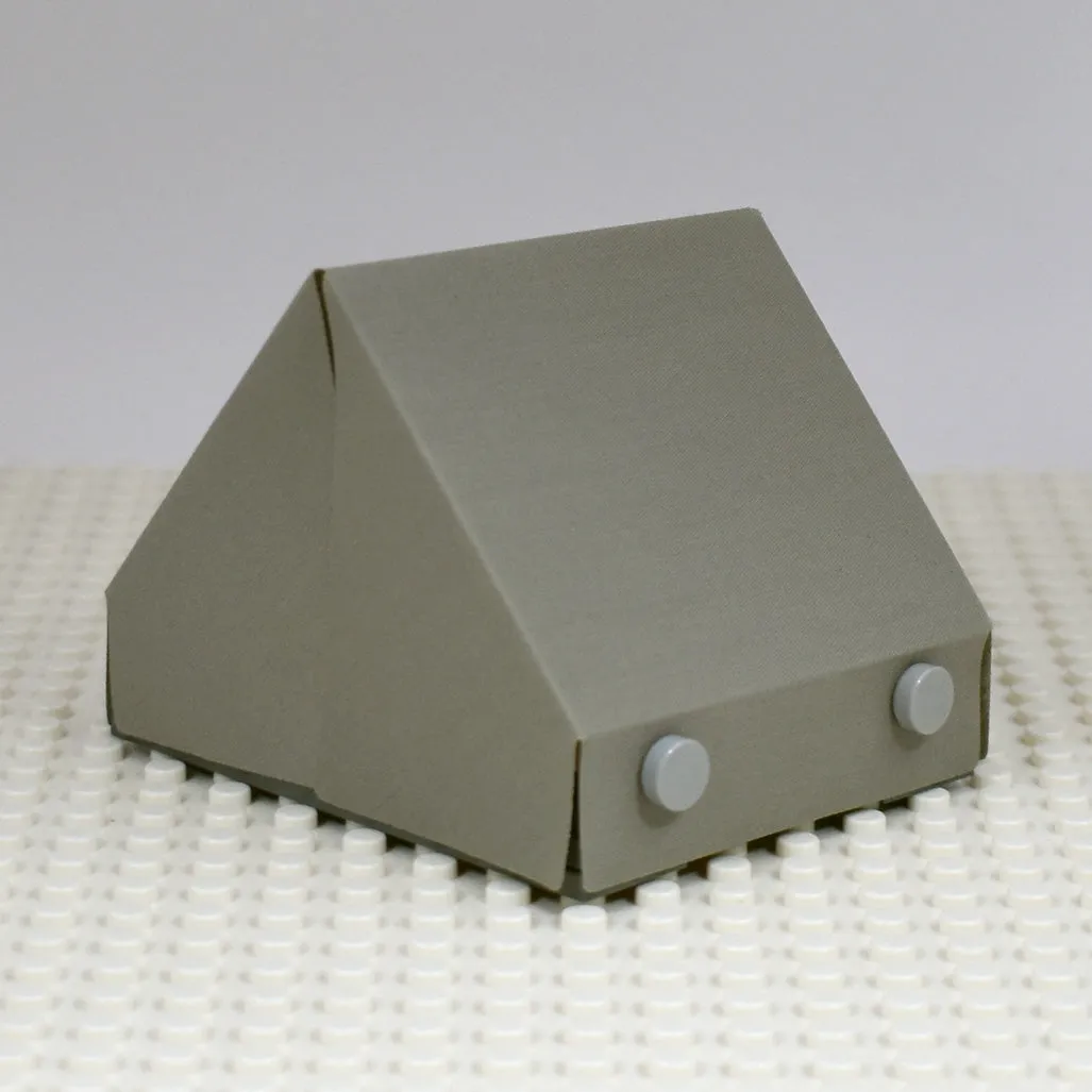 Tent with Frame and Color Matched Tiles