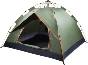 Tent,Hiking Tent,Portable Tent, Waterproof Camping Hiking Tent - Spacious Portable Anti Automatic Tents for Family 3-4 Person, for Outdoor Adventures and Winter Fishing
