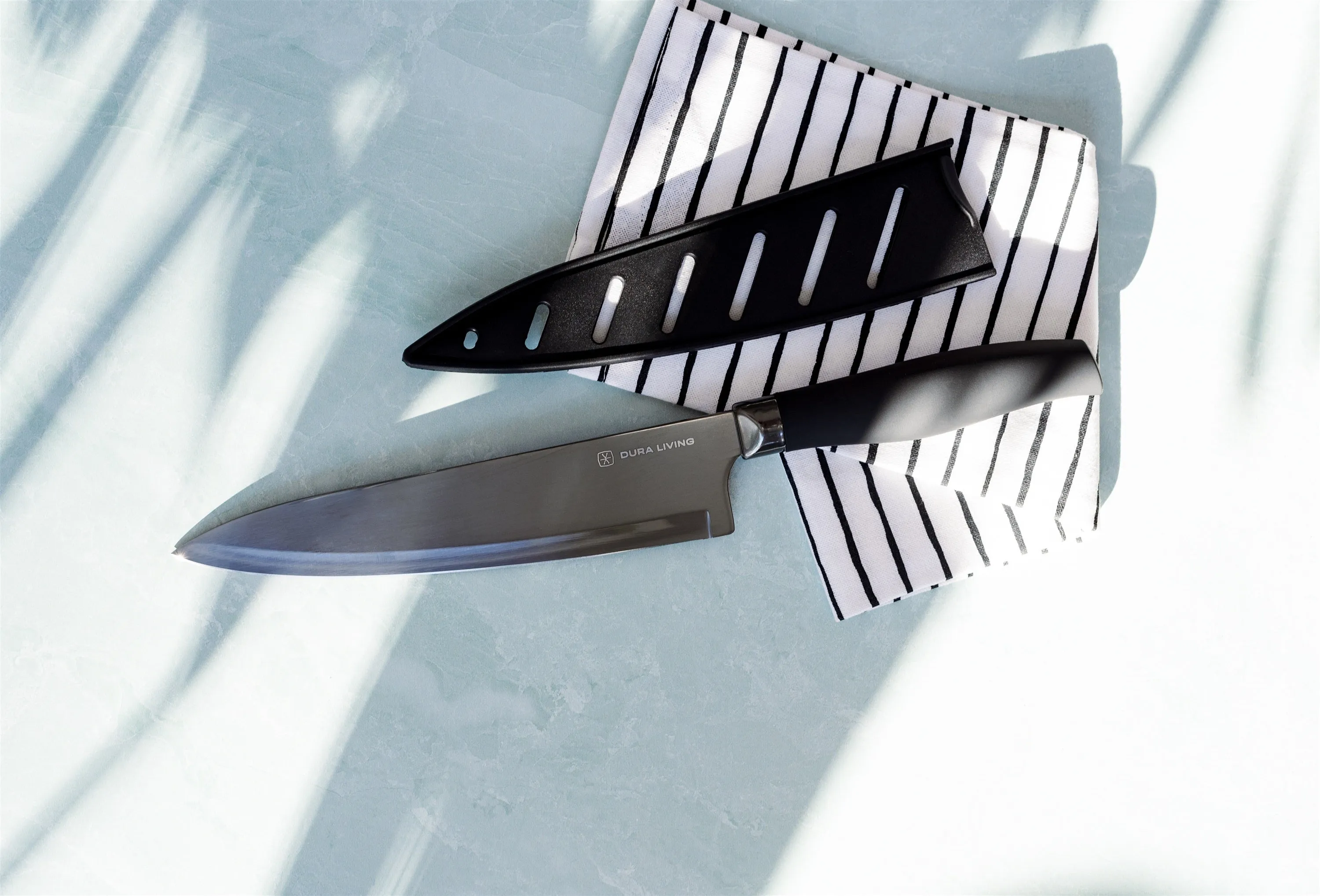 Titan 8 inch Chef Knife - Black by Dura Living
