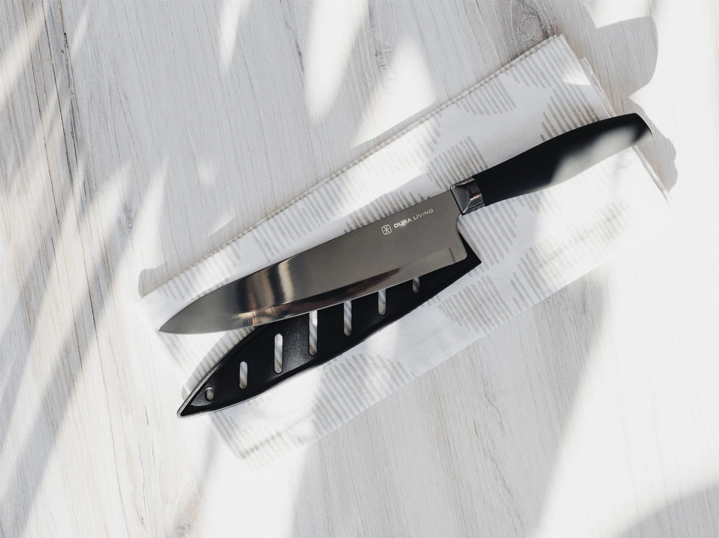 Titan 8 inch Chef Knife - Black by Dura Living