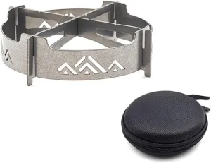 Titanium Camping Gas Stove windshield Outdoor Single camping with storage box