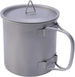 Titanium Cup Outdoor Titanium Pot Cup Mug Pots Tableware Camping Cup Camping Cup Outdoor