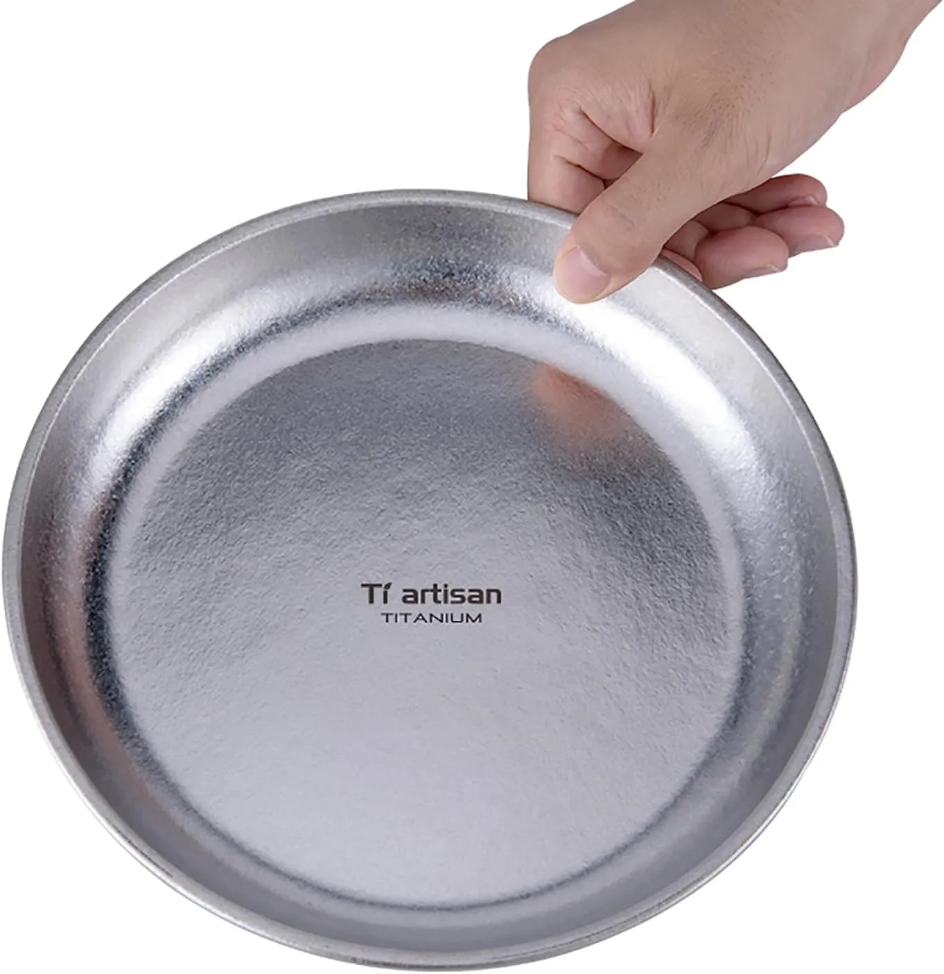 Titanium Plate Camping Picnic Tableware 27fl oz Cooking Utensils Extremely Light Dishes Bowl 110g (TA8220SS)